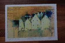 Dieter Scheibel, Original - Lithographie , signiert -  ???  abstrakt