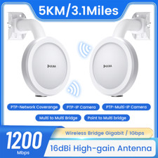 Gigabit wireless bridge 5km - wireless,