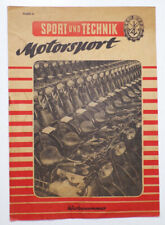Sport und Technik Motorsport GST Werbenummer AWO Zündpunkt 1954