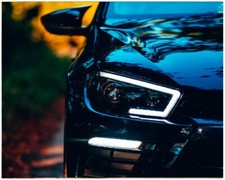 Scheinwerfer für VW Scirocco 15-18 schwarz Led Tagfahrlicht dynamischer Blinker
