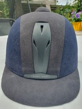 Reithelm, Reitkappe mit Lüftung in blau/grau von Harry's Horse, Kinder Gr. 54