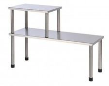 2tlg. Edelstahl Küchenregal