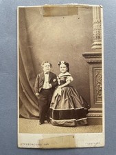 General Tom Thumb, Carte de Visite Fotografie, um 1880