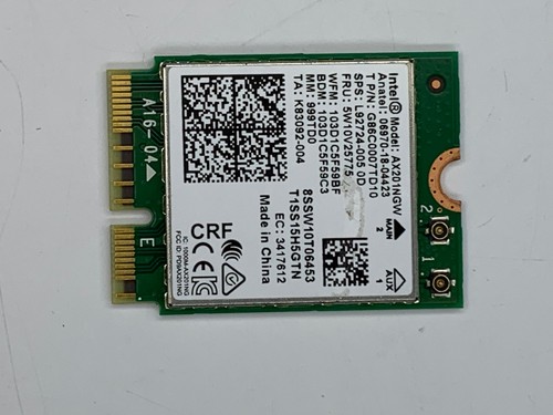Intel ax201ngw wireless wlan - intel,