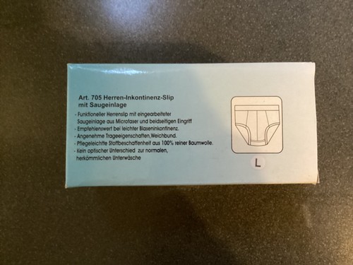 Inkontinenz slip für herren - inkontinenz,