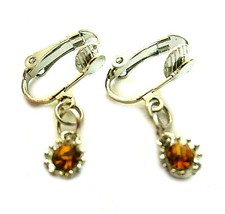 Ohrclips CLIPS klein Strass