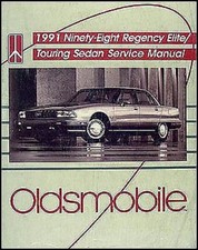 1991 Oldsmobile 98 Regency Elite/Touring Werkstatthandbuch