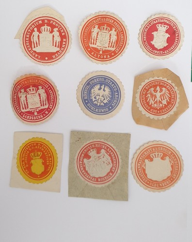 Lot siegelmarken um 1900 - um,