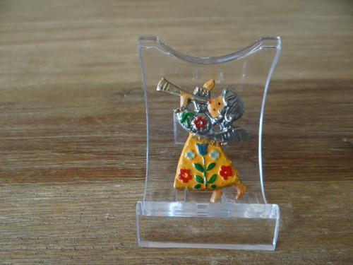 Zinnfigur engel mit posaune - ,