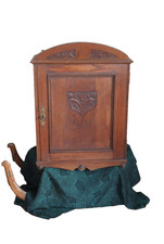 Wandschrank Hängeschrank Jugendstil Eiche