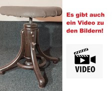 Alt antik Hocker Bugholz