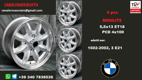 Minilite felgen zoll bmw - 4, 13