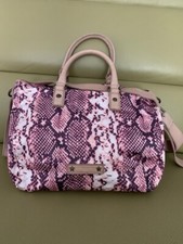 LIEBESKIND Berlin Handtasche, Tasche, Snake, Schlangen Print, Amanda, Rosa