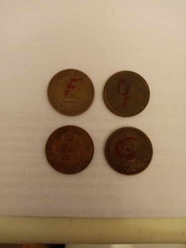 Münzen 2pfennig 1966 - 1966., 4