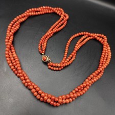 Korallen Kette 61gr Mittelmeer