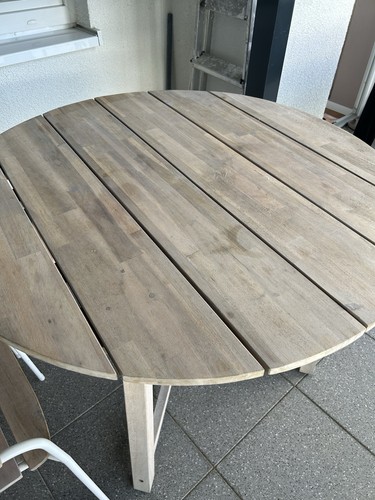 Runder balkontisch inkl 4 - runder,