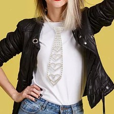 Strass krawatte perlenkette - strass-krawatte,,
