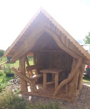 Sitzgruppe Garten - Baumstamm