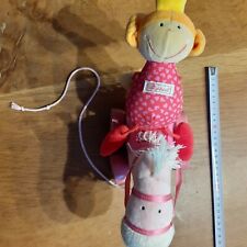 Pferd Holzrollen sigikid Prinzessin Kinderspielzeug Pferdchen Reiterin Ziehtier 