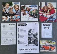 Peg Perego Gaucho Rock`in Montage und Bedienungsanleitung und Prospekte 
