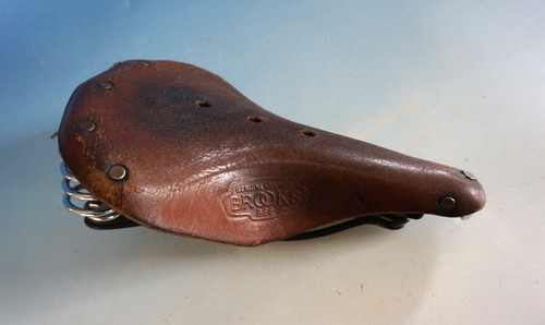 Vintage brooks leder sattel - leder,