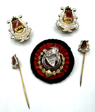 5 alte Sängerbund Sängerkranz Göppingen Liedertafel Emaille Abzeichen Nadel