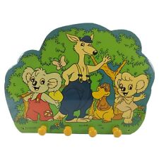 Blinky Bill - Kinder Garderobe Holz TV Serie Vintage 1997 Yoram Gross - RAR