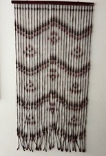 Holzperlenvorhang , verschiedene Modelle, Gr.  90 x 180 cm