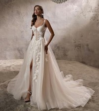 Damen Tüll Brautkleider