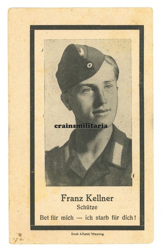 Orig sterbebild luftwaffe - luftwaffe, +