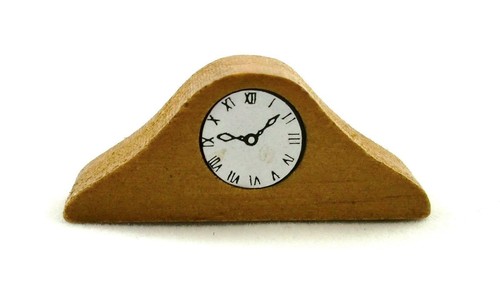 Puppenhaus holz kaminuhr - puppenhaus,