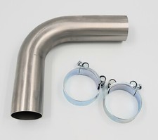 Pellet Schlauchrohrbogen VA - 90° für Pellet Saugschlauch