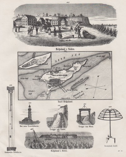 Helgoland sammelblatt original - helgoland,