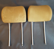 2 Kopfstützen Mercedes Benz W 123 - beige- Vordersitze - Streifen - Oldtimer