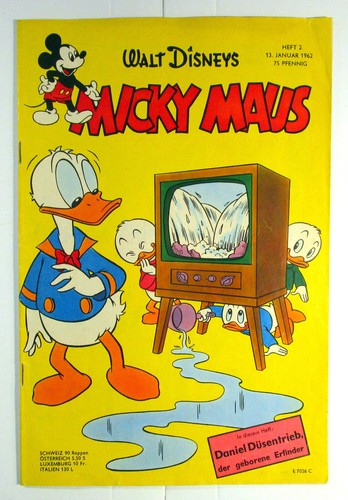 Micky maus 1962 - heft, vom
