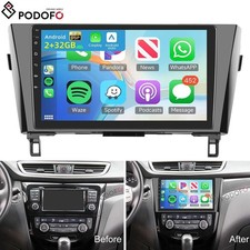 Android 15 Autoradio GPS Navi Carplay 2+32G für Nissan X-Trail Qashqai 2014-2018