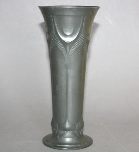 Antike zinn vase - vase, jugendstil