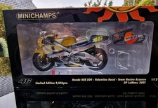 Minichamps 1:12 Honda NSR 500 Valentino Rossi-Team Nastro Azzurro GP LeMans 2001