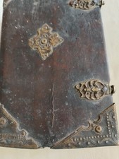 Einband Leder,Verzierung und Verschlüsse aus Messing Bibel 17/18. Jahrhundert