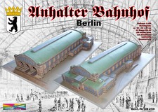 02  Anhalter Bahnhof Berlin Maßstab 1:250 Papiermodellbogen