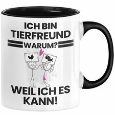 Tierfreund geschenk tasse - tierfreund,