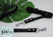 Bullyzei Leine gummiert 25mm Grau Schleppleine Hundesport Trainingsleine IGP