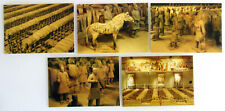 5 x Postkarte Motiv: Terrakotta-Armee des 1. Kaisers von China, Postcard Lot