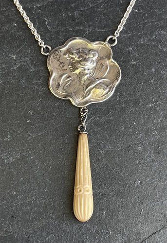 Jugendstil silbercollier - jugendstil,