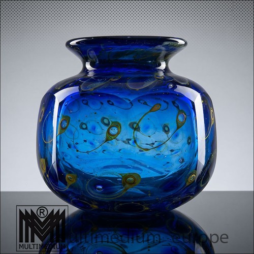 Eisch glas vase pfauenauge - eisch,
