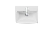 Duravit No.1 Handwaschbecken, mit Hahnloch, mit Überlauf, 450x350mm, glasiert,