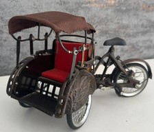 Miniatur Becak, , Handarbeit aus Indonesien ca. 30 cm lang, 17 cm hoch, 12 cm br