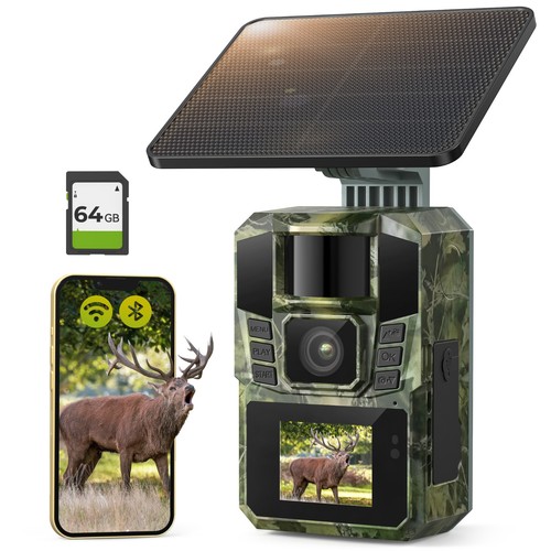 Solar wildkamera 48mp mit - wildkamera, 4k
