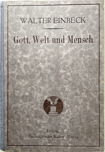 Gott welt mensch walter - welt,,