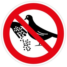 Aufkleber Verbotszeichen